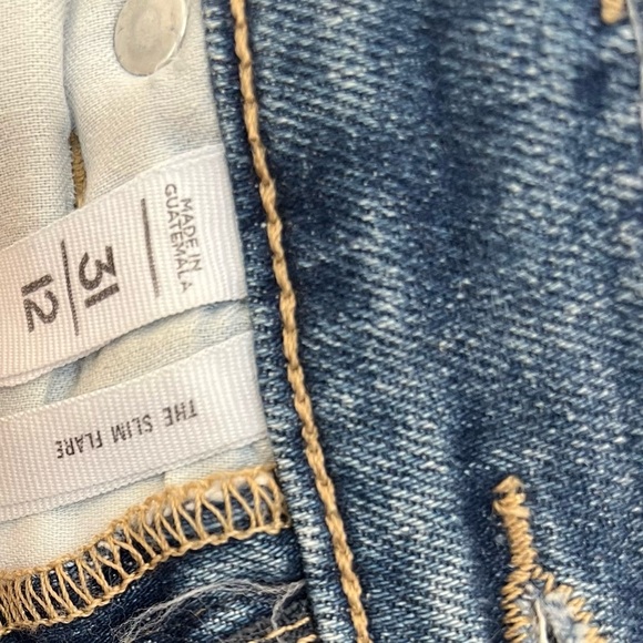 LOFT Flare & Wide Leg Blue Jeans - Picture 6 of 7